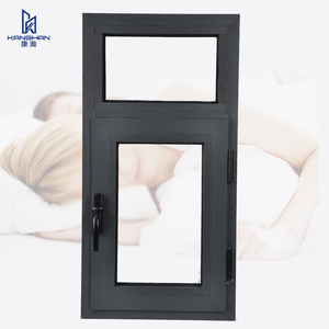 หน้าต่างและประตูอลูมิเนียมอัลลอยด์กระจกสองชั้นสามชั้นพร้อมมุ้งลวด - Product Image 4