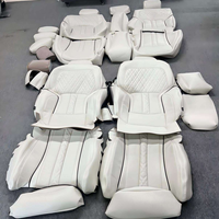 Housses de siège auto personnalisées pour les séries 7, 5, 3, 1, X5, X3, X1, E46, E90, E60, F30, F10, E39 - Accessoires complets pour 5 sièges - Cuir de luxe