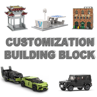 Ladrillos MOC DIY Modelo de Bloques de Construcción Personalizado Diseño OEM Diseño de Instrucciones de Montaje Sets de Bloques de Construcción Juguete de Bloques de Plástico