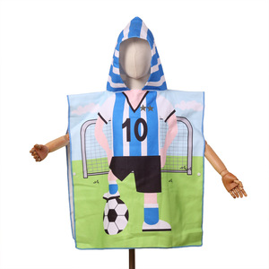 <span class=keywords><strong>Accappatoio</strong></span> a Mantella per Bambini da <span class=keywords><strong>2</strong></span>-10 <span class=keywords><strong>Anni</strong></span>, Asciugamano da Bagno con Stampe Cartoon, Asciugatura Rapida, in Microfibra Assorbente - Product Image 6