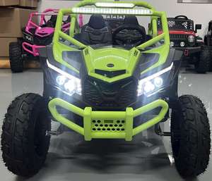 Voiture électrique pour enfants 24V 4x4, buggy, UTV, roues pneumatiques/2 places, jouets pour les grands enfants de 4 à 8 ans - Product Image 2