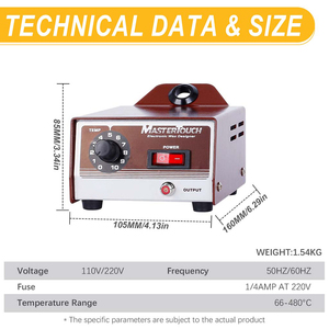 Machine à <span class=keywords><strong>souder</strong></span> pour bijoux avec pédale de commande de température réglable et <span class=keywords><strong>fer</strong></span> à <span class=keywords><strong>souder</strong></span> électrique portatif adapté - Product Image 2