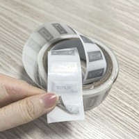 Étiquette autocollante personnalisée NFC HF RFID en papier miniature avec puce, anti-contrefaçon pour la gestion des actifs