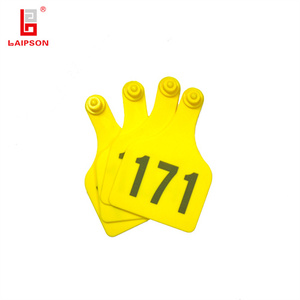 LAIPSON identification des bovins, impression du numéro de série du code à barres, étiquette d'oreille bovine - Product Image 1