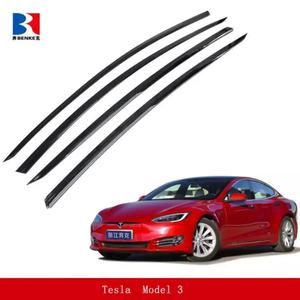Accessoires de voiture Pare-brise pour TESLA MODEL 3 Déflecteurs de vent Visières de fenêtre Visières de porte Pare-pluie - Product Image 2