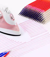 Recharge de stylo gel haute température effaçable pour marqueur textile, idéal pour la couture, le matelassage et le cuir (plastique)