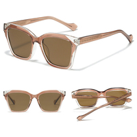 Lunettes de soleil polarisées UV400 de haute qualité DL, unisexes, à monture carrée large, légères, nouvelle arrivée, style conduite
