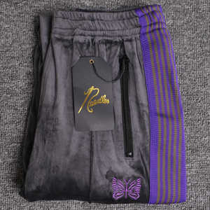 Pantaloni da <span class=keywords><strong>Uomo</strong></span> di Alta Qualità con Strisce e Tasche, Abbigliamento Sportivo Fitness, Pantaloni con Ricamo <span class=keywords><strong>a</strong></span> Farfalla per <span class=keywords><strong>Uomo</strong></span> - Product Image 3