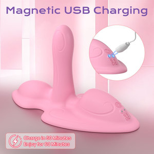 Vibrateur G-Spot télécommandé pour femme, Dildo, Plug anal, Rechargeable USB, Étanche, en Silicone, Jouet sexuel, Achat en gros - Product Image 4