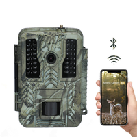 Caméra de chasse et de surveillance de la faune BSTCAM 4K 48MP avec connexion vidéo et Wi-Fi, application cellulaire, viseur pour la chasse manuelle, application Wi-Fi, portée 85 pieds