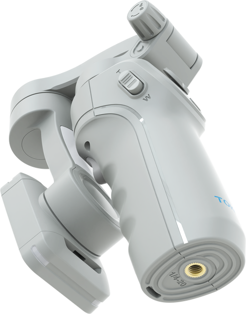 M01 Mini Lightweight Portable 3-Axis Gimbal Stabilizer Anti-Shake 360 Rotation AI Face Tracking Built-in Extension Tripod