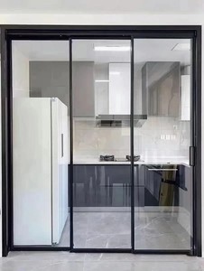 Maplemiles anti-ouragan Patio Impact 4 pistes Grand balcon extérieur en verre <span class=keywords><strong>Porte</strong></span> <span class=keywords><strong>coulissante</strong></span> en verre d'aluminium à rupture thermique - Product Image 5