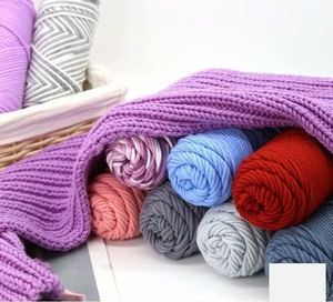 חוט כותנה חלב לסורג ביד סורג רך 8 רובדי כותנה רכים עם תחושה עדינה נגד שילינג - Product Image 3