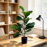 Meilleures ventes de décorations de mariage en gros, arbres artificiels, faux ficus lyrata, cadeaux pour la fête des mères, arrangements floraux, décoration de chambre