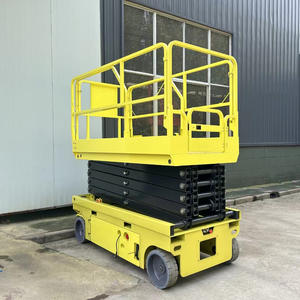 Plataforma DE TRABAJO elevadora de tijera de elevación Aérea Móvil con orugas de motor de 320 KG 400 KG 8 M 10 M <span class=keywords><strong>12M</strong></span> 14 M - Product Image 4