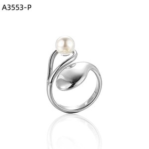 Fashion <b>Ring</b> with PERLAS A3553 for Women High Quality Jewelry - Product Image 1
