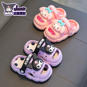 Sandalias <span class=keywords><strong>de</strong></span> Verano Kulomi para Niños y Niñas, Chanclas <span class=keywords><strong>de</strong></span> PVC con Punta Cerrada, Antideslizantes, Transpirables, con Dibujos Animados <span class=keywords><strong>de</strong></span> Sanrio, con Orificios Pequeños y Medianos - Product Image 2