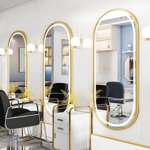 Hot Selling Salon Furniture Set With <b>Mirror</b> Barber Chair Tool Handcart And Shampoo Bed For Hair Salon Shop - Product Image 5