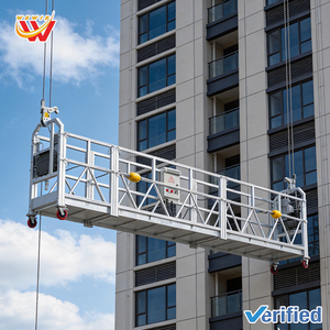 Plateforme suspendue galvanisée à chaud WuFeng Industrial ZLP630 pour le nettoyage des façades et l'entretien des bâtiments - Product Image 1