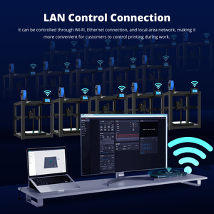 Impresora 3D VEHO de Alta Velocidad 600mm/s, FDM de Escritorio, 330*330*400mm, Ethernet, Cama Caliente Automática de Aluminio, Compatible con PLA, Nueva - Product Image 3