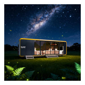 中国现代胶囊迷你房子小房子20英尺模块化苹果房子野营办公室苹果小屋 - Product Image 1