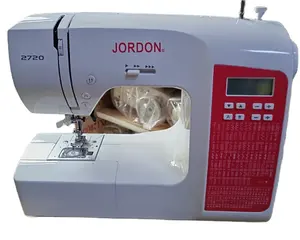 High quality lcd display computerized domestic sewing machine auto threader with 100-300 stitches hot sell on 2023 year