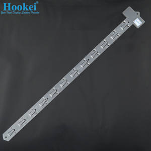 Tienda de artículos Colgando Clips de exhibición de plástico Soporte de tiras para imprimir con encabezado de etiqueta - Product Image 2