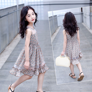 Vêtements pour bébés en gros, style coréen, robe sans manches en dentelle florale pour filles avec bretelles spaghetti, provenant d'un fournisseur chinois - Product Image 3