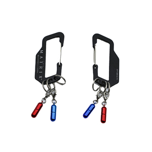 Mousqueton en alliage d'aluminium personnalisé, capsule porte-pilules, mousqueton en aluminium avec logo imprimé - Product Image 2