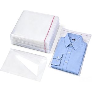 Paquete de 150 Bolsas de Celofán, Bolsas de Polipropileno Resellables para Ropa, Bolsas de Embalaje Autoadhesivas de Celofán OPP (1216) - Product Image 1