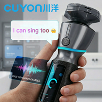 Rasoir électrique intelligent Cuyon avec capteur de barbe intelligent, système NFC, commande vocale et technologie avancée