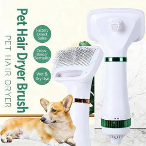 Cepillo Secador de Pelo para Mascotas 2 en 1, Ecológico y de Lujo, con Batería, con Peine de ABS y Acero Inoxidable para Perros y Gatos - Product Image 3