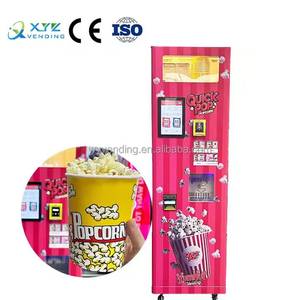 Commercial Snack Food Smart Touch Screen Automatic <b>Popcorn</b> Vending <b>Machine</b> With 2 Flavors - Product Image 1