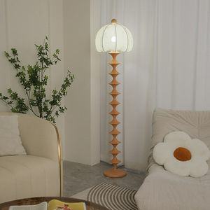 Retro Wooden Floor Lamp 40x167cm LED Tricolor <b>Light</b> Home Living Room Bedroom Decorative <b>Lighting</b> - Product Image 3