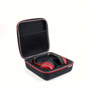 Estuche de Transporte Personalizado para Auriculares, Material de PC Rígido Negro, Protección Duradera a Prueba de Golpes, Auriculares Inalámbricos para Juegos, EVA - Product Image 1