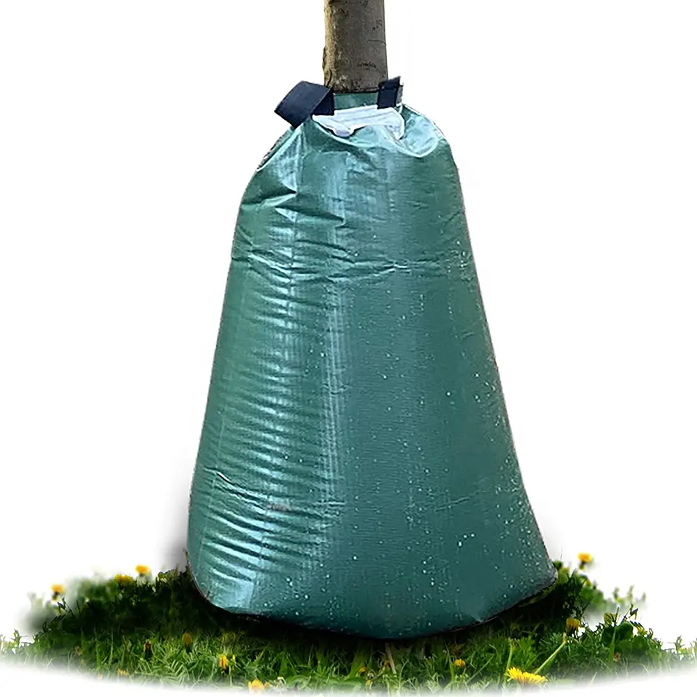 20 Gallon Tree Watering Bag Slow Release Water Deep Drip Irrigation System Root Waterer Globe Soaker for New Trees Trunk Plant