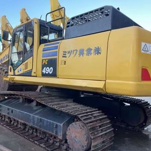 Excavatrice hydraulique sur chenilles Komatsu PC490 de 49 tonnes, d'occasion, Komatsu d'origine, grande pelle minier à vendre - Product Image 3