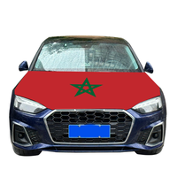 Maroc capot drapeau Maroc capot couverture drapeau élastique patriotique voiture capot bannière maroc moteur couverture décorer accessoires