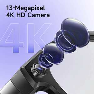 Nuova Tendenza 2026: Occhiali Smart con Fotocamera HD 4K da 1300w, Traduzione AI, Chiamate Audio e Registrazione Video - Product Image 4