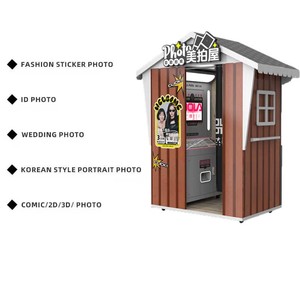 All-in-One photobooth <span class=keywords><strong>Photo</strong></span> Booth Máy bán hàng tự động phần mềm máy in logo vỏ hộ chiếu từ xa công nghệ cao Nhà cung cấp - Product Image 6
