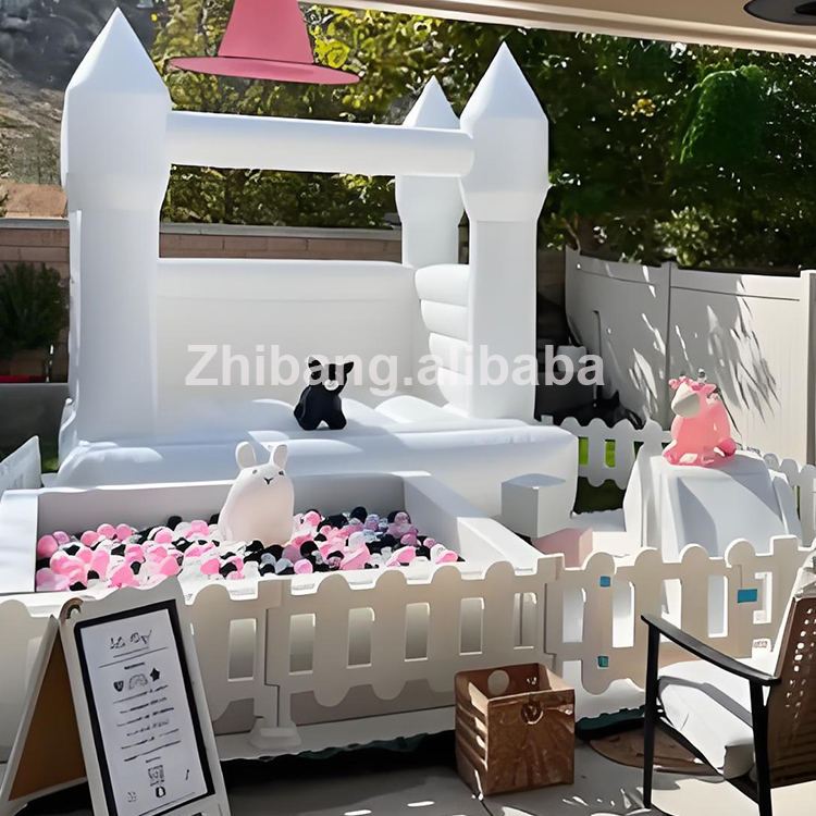 White Family Outdoor Soft Play Equipment