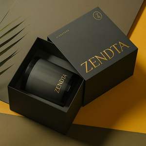 Vela Aromática de Cera de Soya LANJO 2026 con Aroma Fresco Personalizado en Elegante Frasco de Vidrio Redondo, Decoración para el Hogar y Regalos Especiales para Días Festivos - Product Image 2