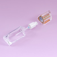 Flacon en verre liquide pour fond de teint en poudre personnalisé de 30 ml, plusieurs tailles de flacons en verre pour cosmétiques et essences