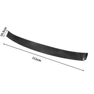 Alerón de techo de ventana trasera de fibra de carbono seco Real para <span class=keywords><strong>Ford</strong></span> <span class=keywords><strong>Mustang</strong></span> 2015-2024 estilo frontal de cubierta trasera de cola de pato individual - Product Image 2