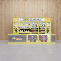 Étagère de présentation de jouets et comptoir de réception pour les magasins de machines à griffes d'arcade, distributeurs automatiques de jouets en capsule, machines à gacha