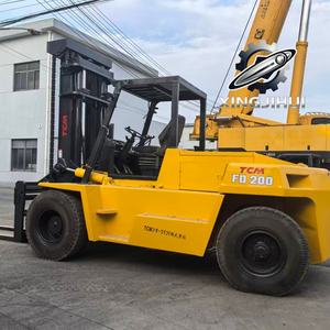 รถยก TCM FD200S-3 20 ตัน รถยกมือสองจากญี่ปุ่น 20 ตัน เครื่องยนต์ Isuzu 6BG1 รถยกใช้แล้ว รถยกใช้น้ำมันเชื้อเพลิง 4000 มม. 20000 กก. - Product Image 2