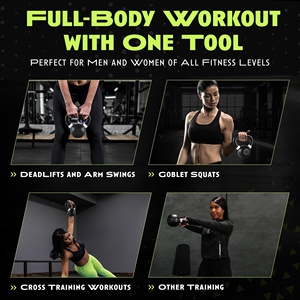 Kettlebell en fonte de haute qualité – Meilleur prix pour l'entraînement et le fitness – Poids libres - Product Image 3