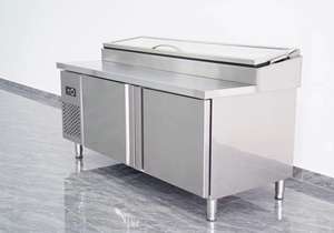 Réfrigérateur <span class=keywords><strong>Saladette</strong></span> <span class=keywords><strong>2</strong></span> <span class=keywords><strong>Portes</strong></span> - 8 Bacs GN 1/3 - Product Image 4