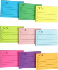 Bloc de notas de diseño personalizado para oficina, hogar, escuela, lista de tareas, notas adhesivas de color fluorescente - Product Image 2