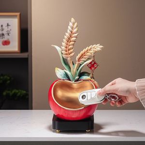 Adorno de almacenamiento de llaves Sui Ping An, escritorio de Apple, muebles para el hogar, sala de estar, adorno para puerta de entrada, regalo de inauguración de la casa de gama alta - Product Image 4